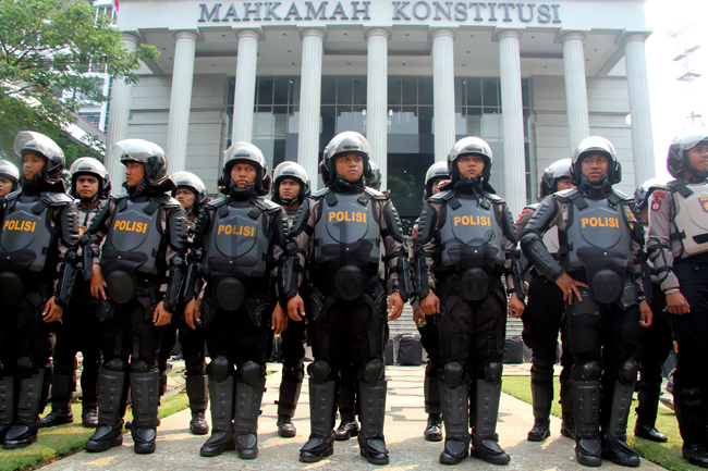 Polisi Siagakan 7.783 Personel Gabungan untuk Amankan Sidang di&nbsp;MK