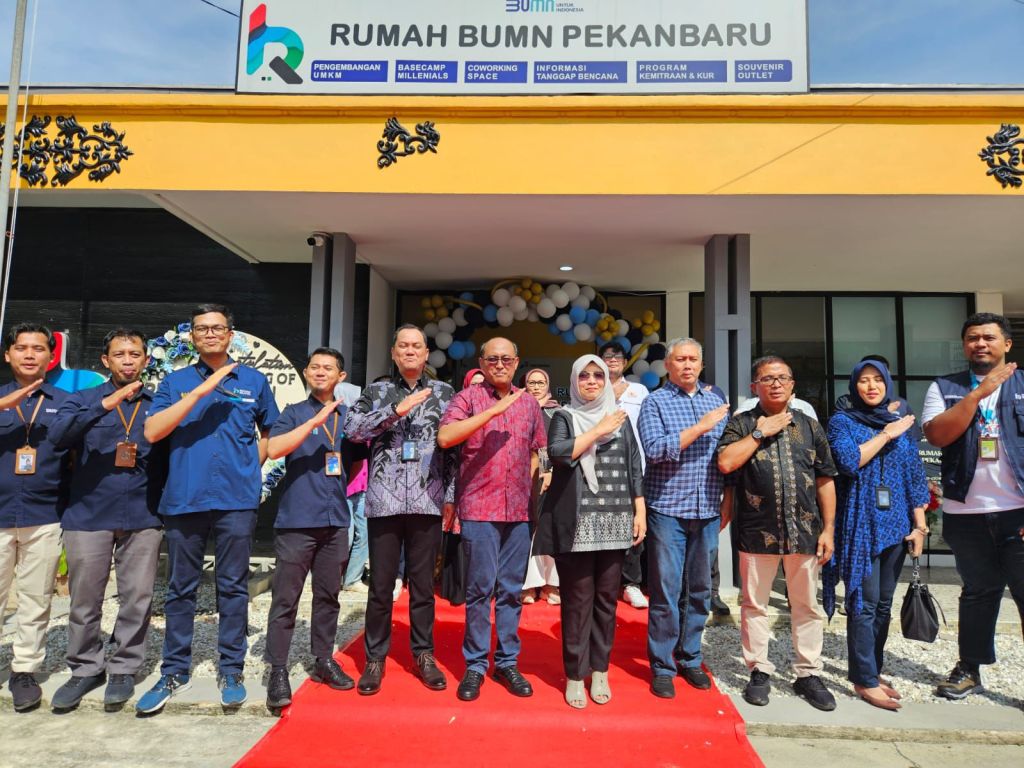 Peresmian Rumah BUMN Pekanbaru, Langkah Pasti Erick Thohir Berdayakan UMKM&nbsp;Lokal