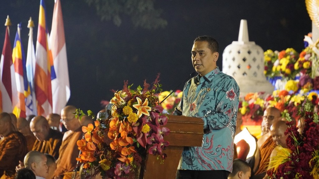 Waisak 2568 BE, Wamenag: Momentum Satukan Kesadaran dan Keragaman untuk Persatuan Bangsa