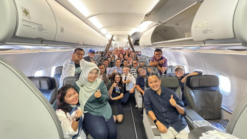 Pertamina Pemred Gathering 2024, Pelita Air Layani Pemred Media Nasional Terbang ke&nbsp;Bali