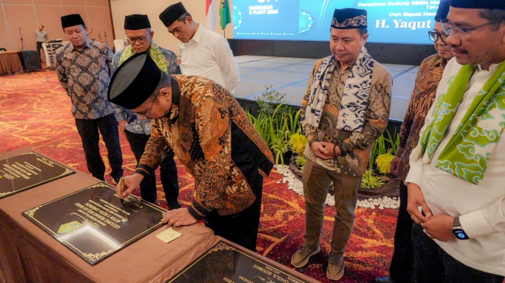 Resmikan Gedung SBSN di Jabar, Menag: Gedung Madrasah Harus Ditambah