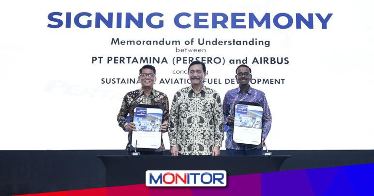 Pertamina dan Airbus Jajaki Kerja Sama Pengembangan SAF di&nbsp;Indonesia